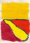 Baum am Fluss 22 (Gouache)