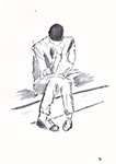 Lesender Passant 2 (Feinmarker)
