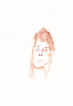 Portrait unbekannte Frau 4 (Aquarell)